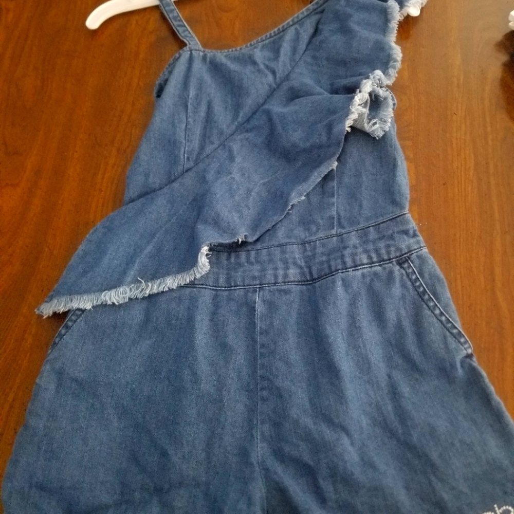 Babe denim romper